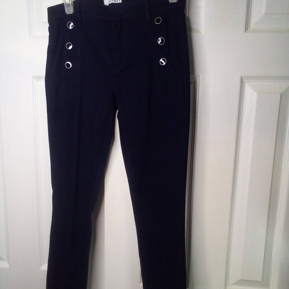 LOFT Pants - Loft Pants Women 25 0 Skinny Ankle Button Detail Blue